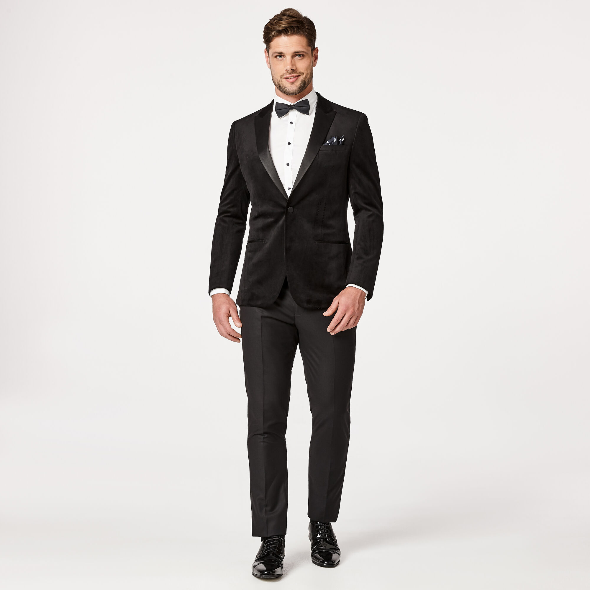 Black Velvet Suit Jacket Slim Peak Suit Jackets Politix